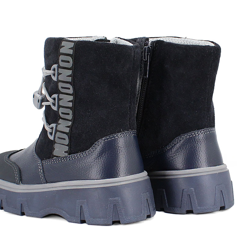 Сапожки малодетские, артикул 2104, цвет т.синий купить в интернет-магазине Shoeslel с доставкой по России