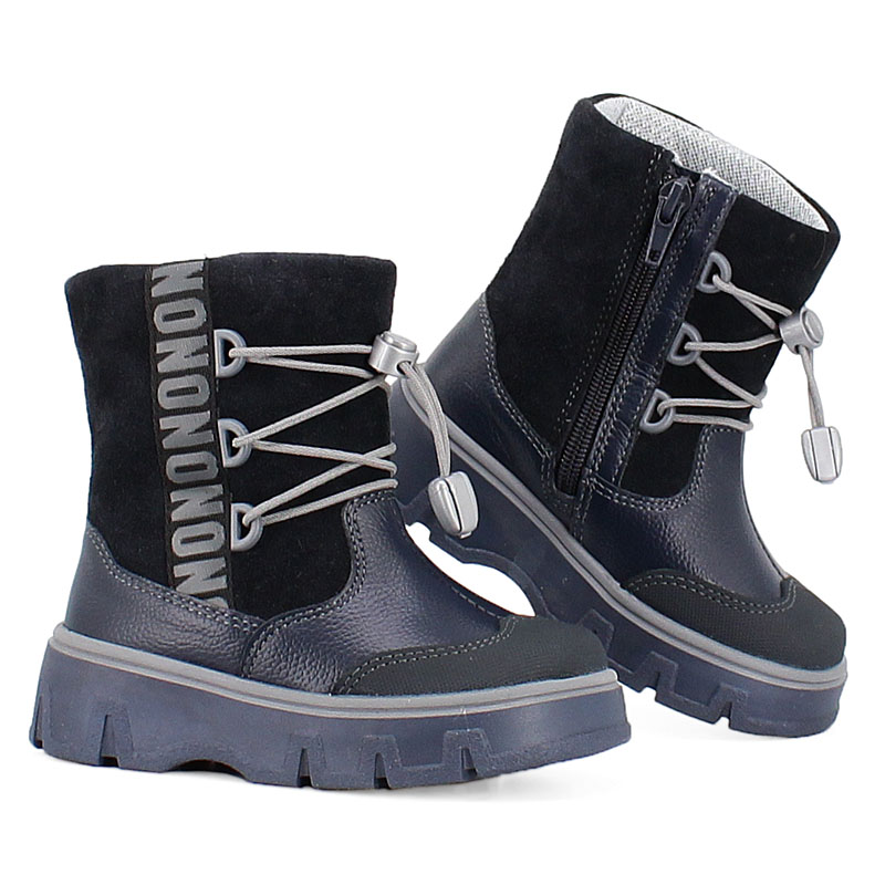 Сапожки малодетские, артикул 2104, цвет т.синий купить в интернет-магазине Shoeslel с доставкой по России