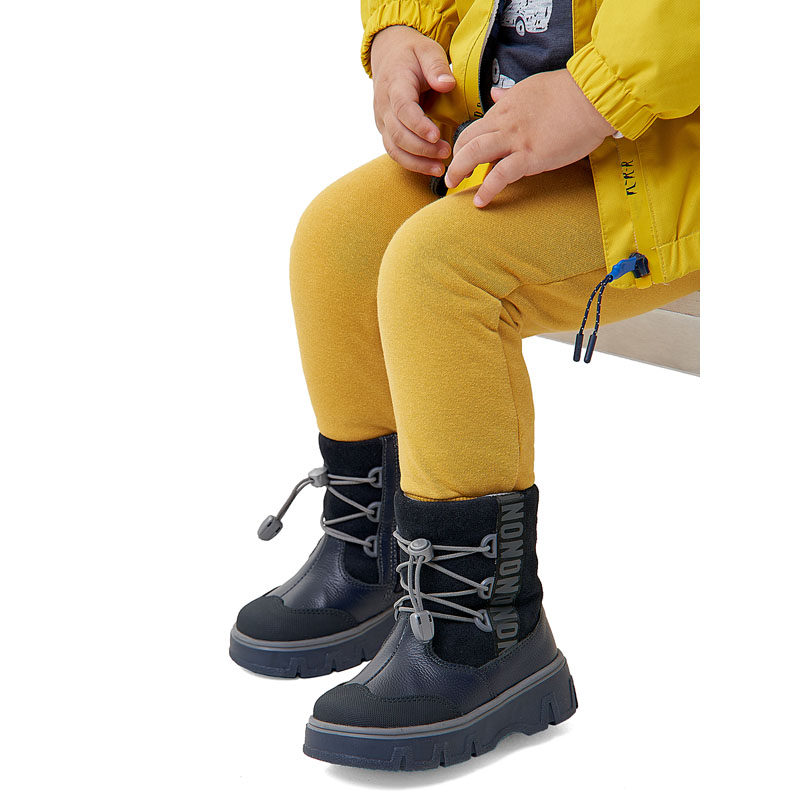 Сапожки малодетские, артикул 2104, цвет т.синий купить в интернет-магазине Shoeslel с доставкой по России