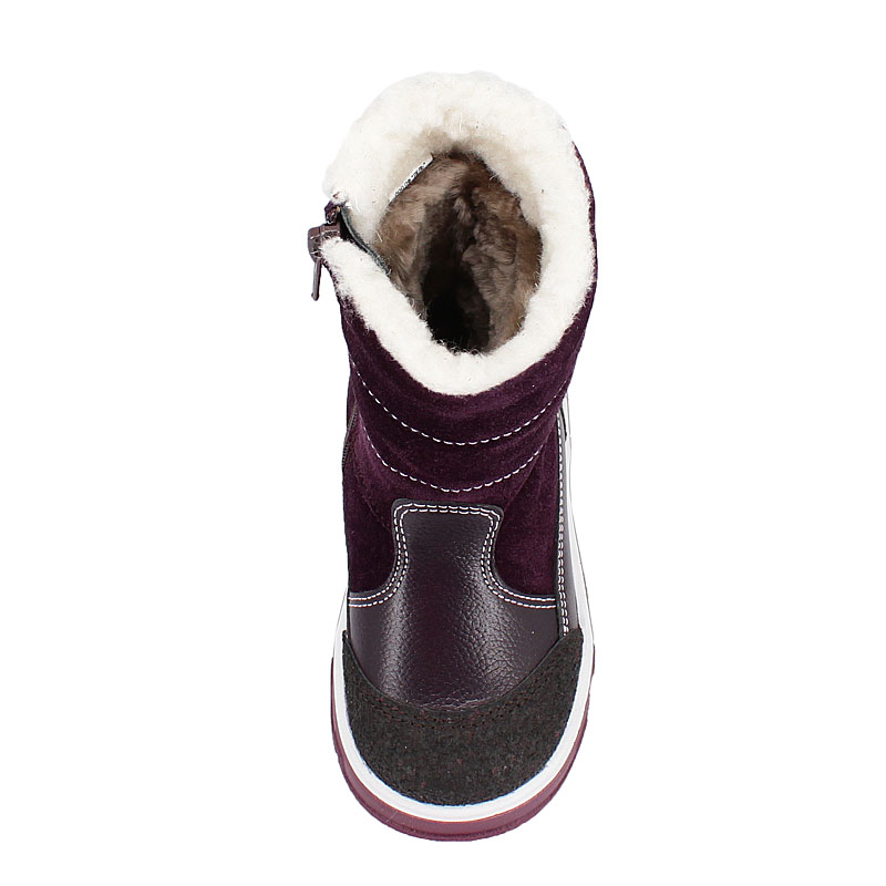 Сапожки малодетские, артикул 2105, цвет черничный купить в интернет-магазине Shoeslel с доставкой по России