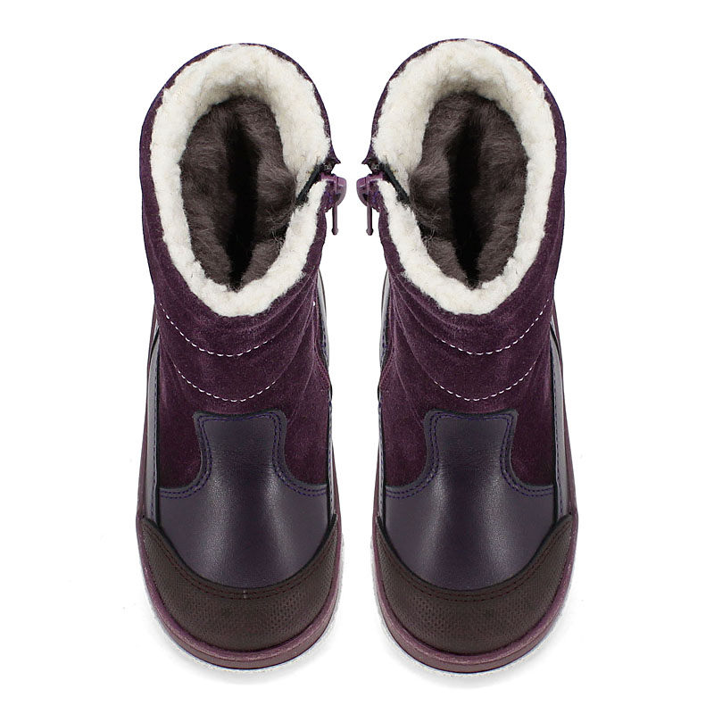 Сапожки малодетские, артикул 2105, цвет сливовый купить в интернет-магазине Shoeslel с доставкой по России