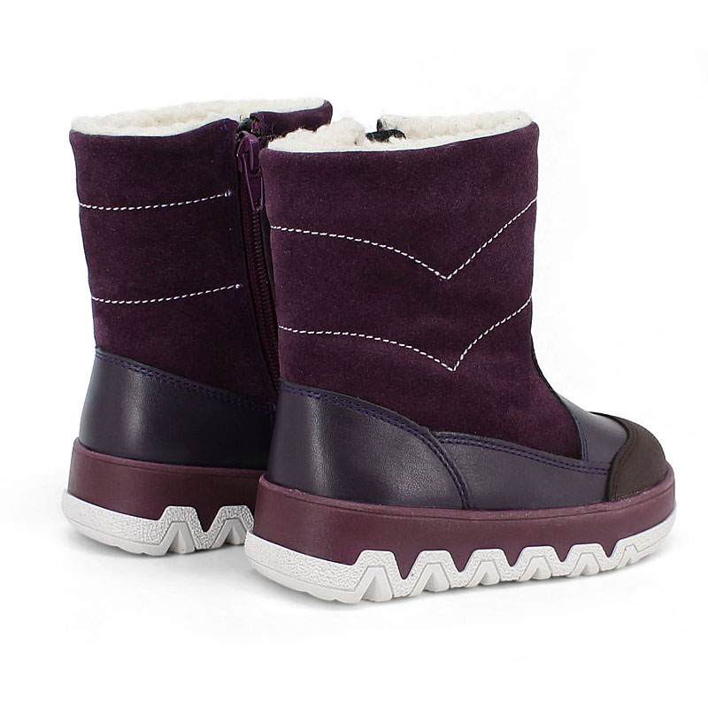 Сапожки малодетские, артикул 2105, цвет сливовый купить в интернет-магазине Shoeslel с доставкой по России