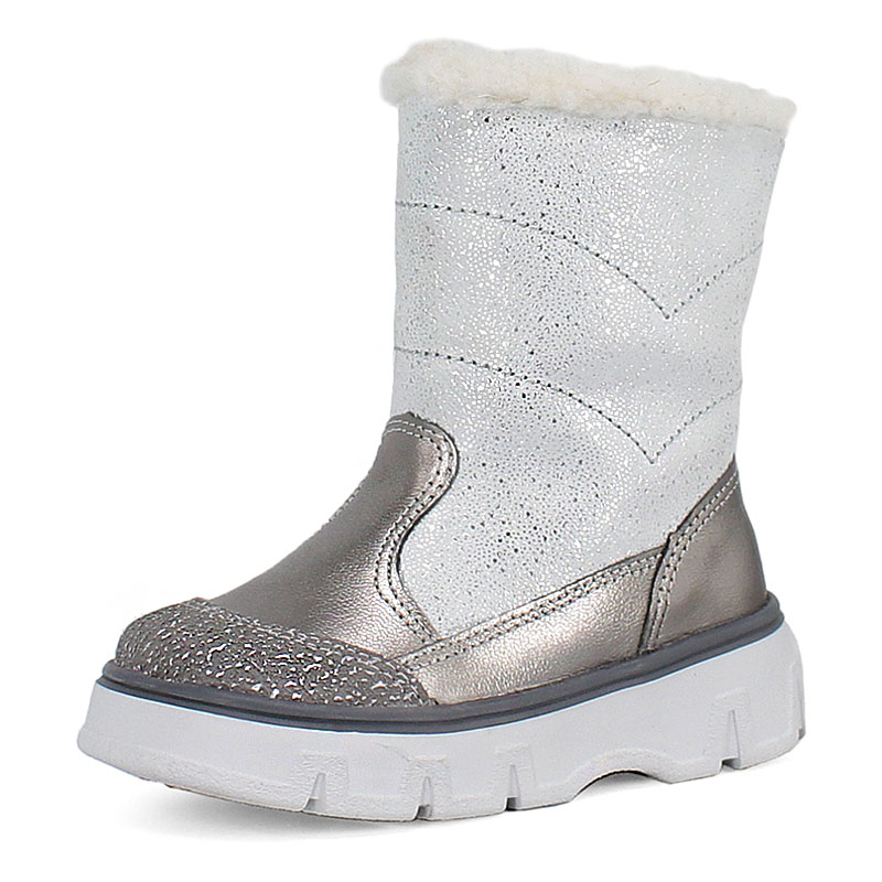 Сапожки малодетские, артикул 2105, цвет т.серебро купить в интернет-магазине Shoeslel с доставкой по России