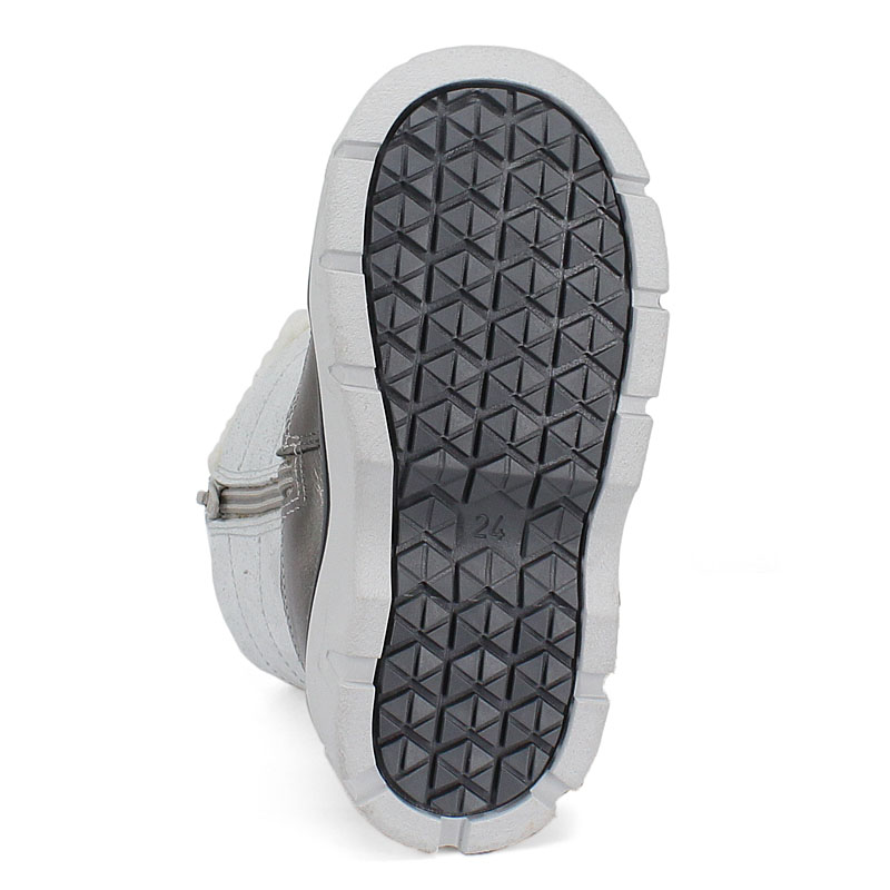 Сапожки малодетские, артикул 2105, цвет т.серебро купить в интернет-магазине Shoeslel с доставкой по России