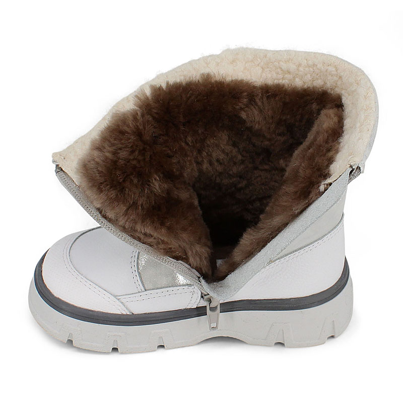 Сапожки малодетские, артикул 2105, цвет белый купить в интернет-магазине Shoeslel с доставкой по России