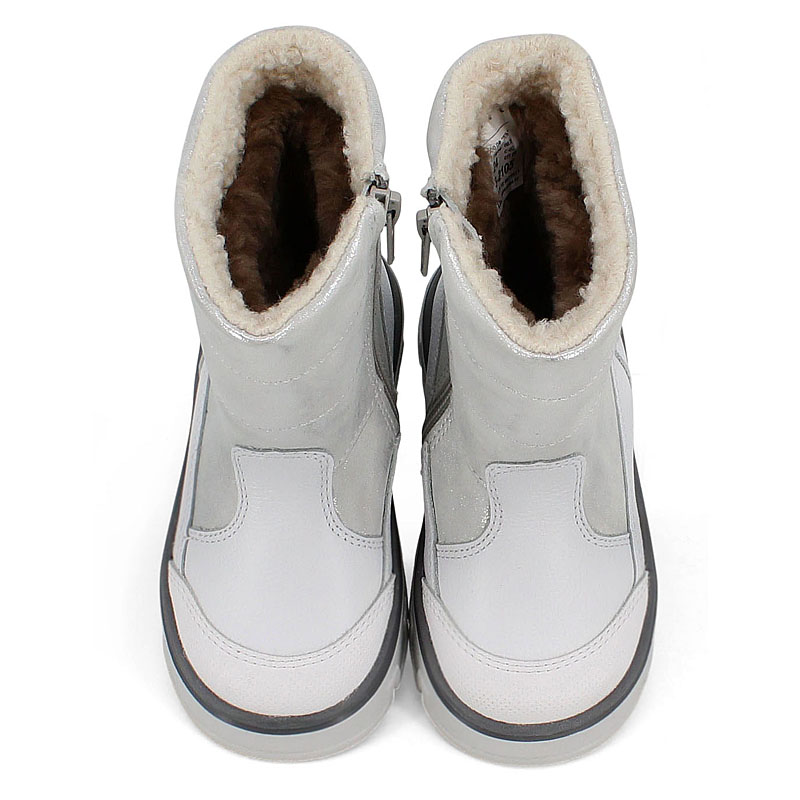 Сапожки малодетские, артикул 2105, цвет белый купить в интернет-магазине Shoeslel с доставкой по России