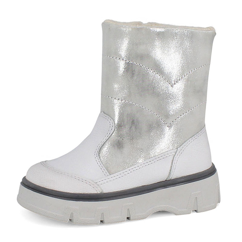 Сапожки малодетские, артикул 2105, цвет белый купить в интернет-магазине Shoeslel с доставкой по России