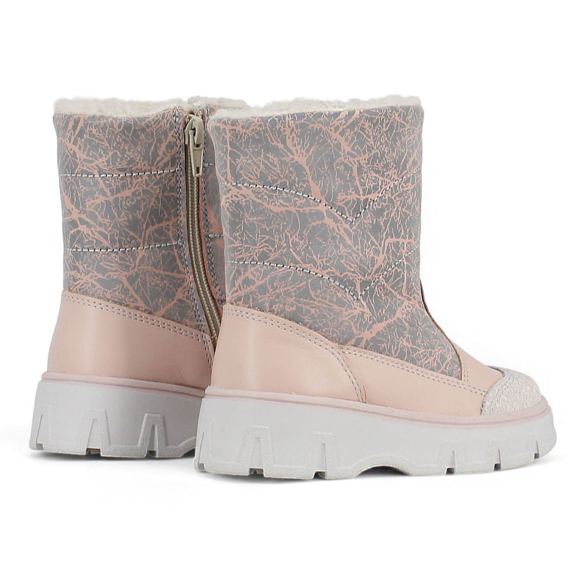 Сапожки малодетские, артикул 2105, цвет персиковый купить в интернет-магазине Shoeslel с доставкой по России