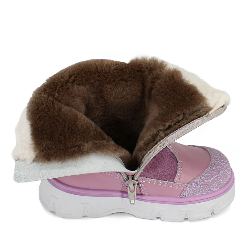 Сапожки малодетские, артикул 2105, цвет сиренево-розовый купить в интернет-магазине Shoeslel с доставкой по России