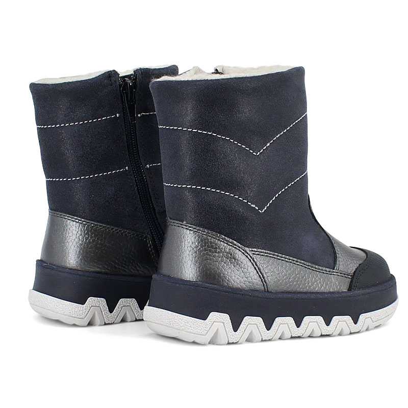 Сапожки малодетские, артикул 2105, цвет синий купить в интернет-магазине Shoeslel с доставкой по России