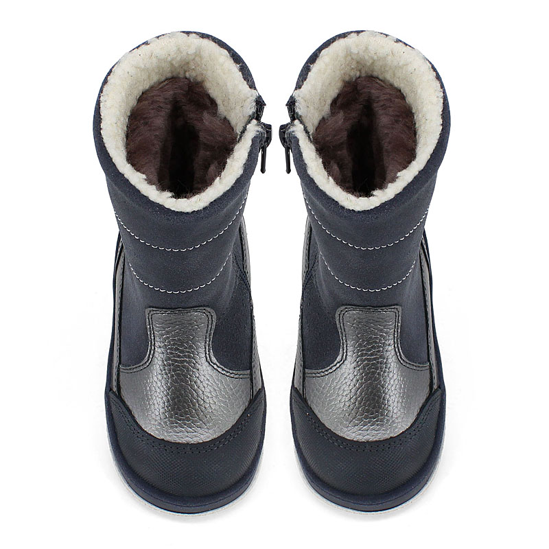 Сапожки малодетские, артикул 2105, цвет синий купить в интернет-магазине Shoeslel с доставкой по России