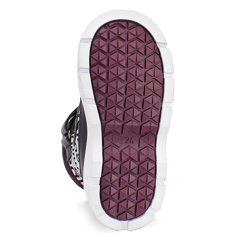 Ботинки малодетские, артикул 2111, цвет черничный купить в интернет-магазине Shoeslel с доставкой по России