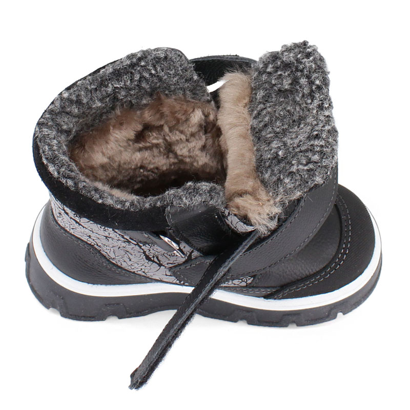 Ботинки малодетские, артикул 2111, цвет черный купить в интернет-магазине Shoeslel с доставкой по России