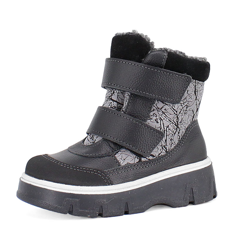 Ботинки малодетские, артикул 2111, цвет черный купить в интернет-магазине Shoeslel с доставкой по России