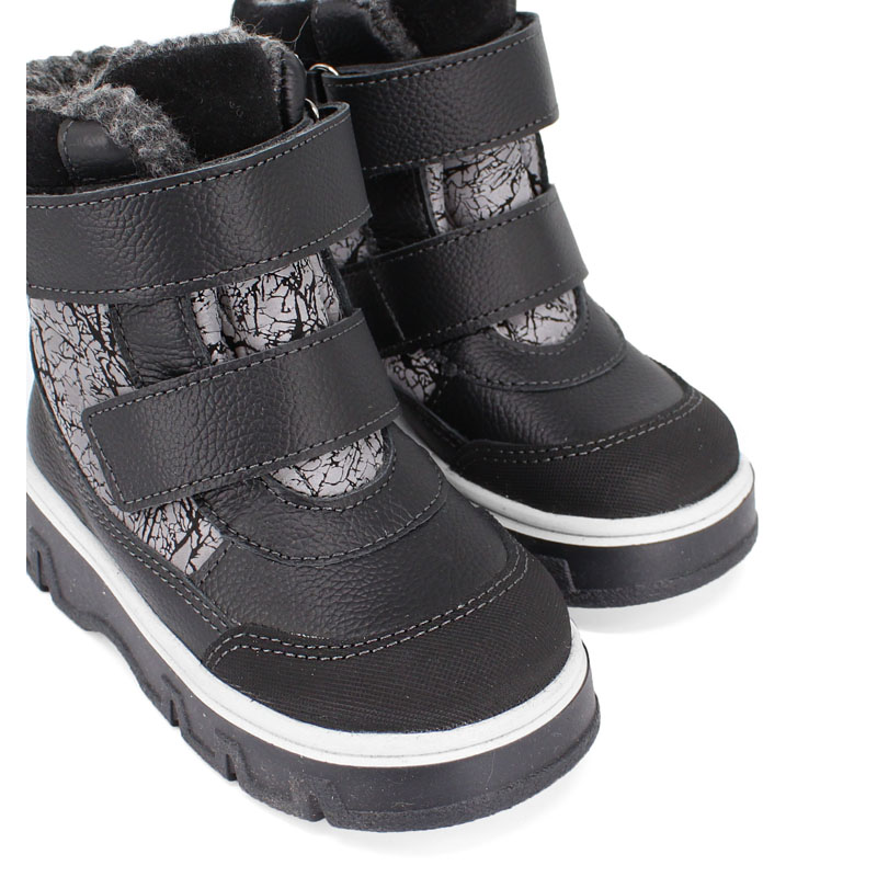 Ботинки малодетские, артикул 2111, цвет черный купить в интернет-магазине Shoeslel с доставкой по России