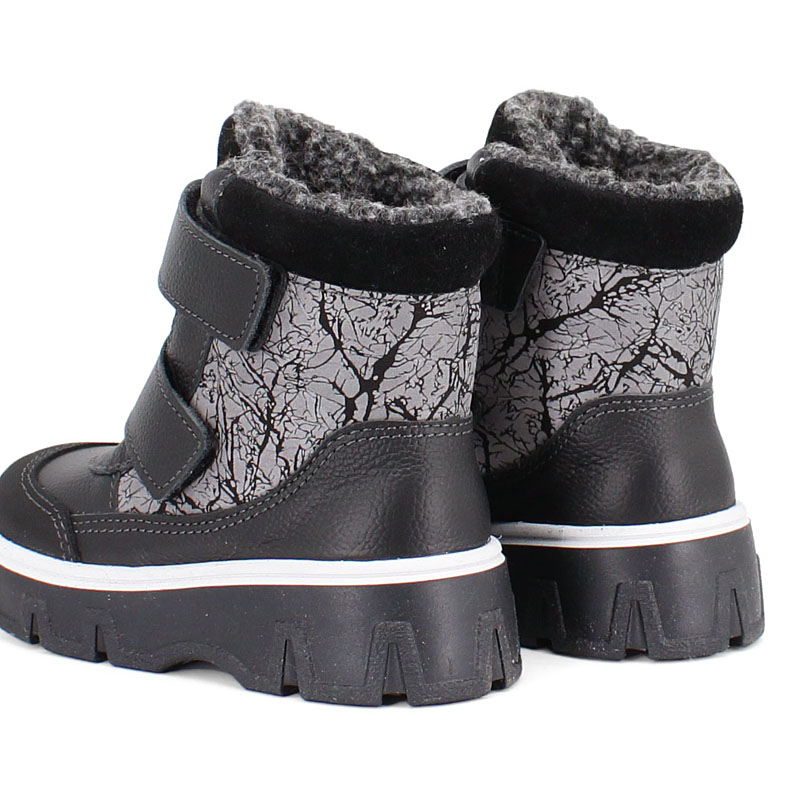 Ботинки малодетские, артикул 2111, цвет черный купить в интернет-магазине Shoeslel с доставкой по России