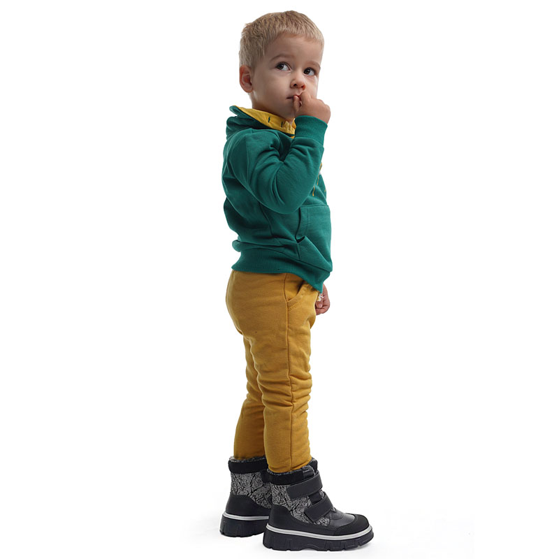 Ботинки малодетские, артикул 2111, цвет черный купить в интернет-магазине Shoeslel с доставкой по России