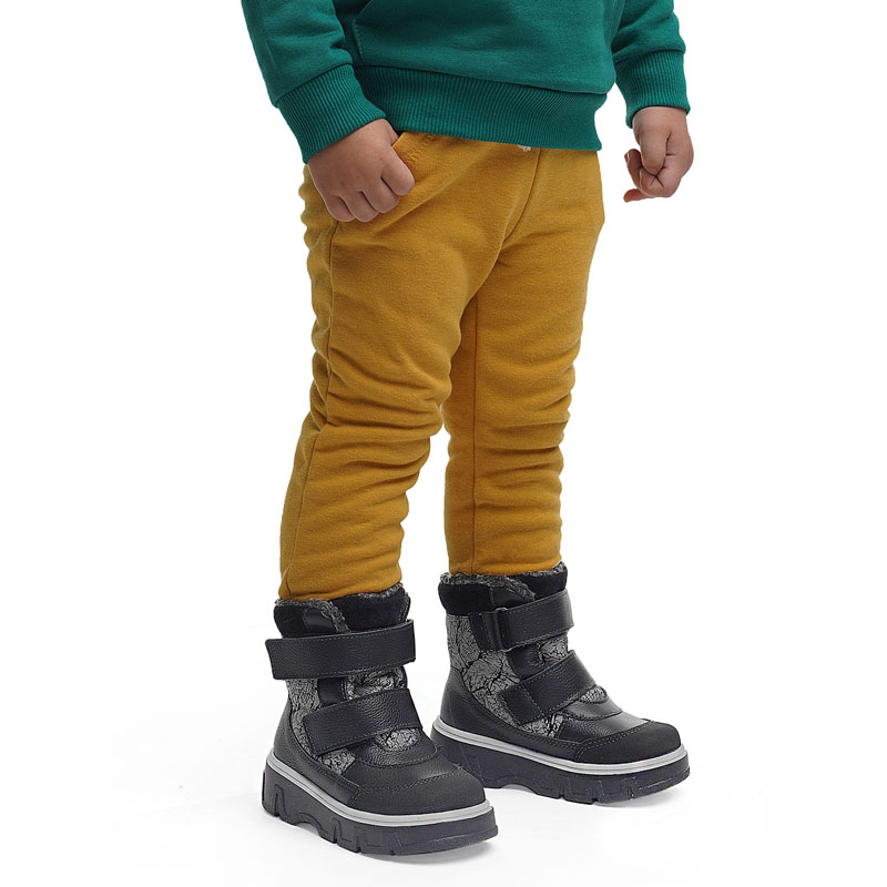 Ботинки малодетские, артикул 2111, цвет черный купить в интернет-магазине Shoeslel с доставкой по России