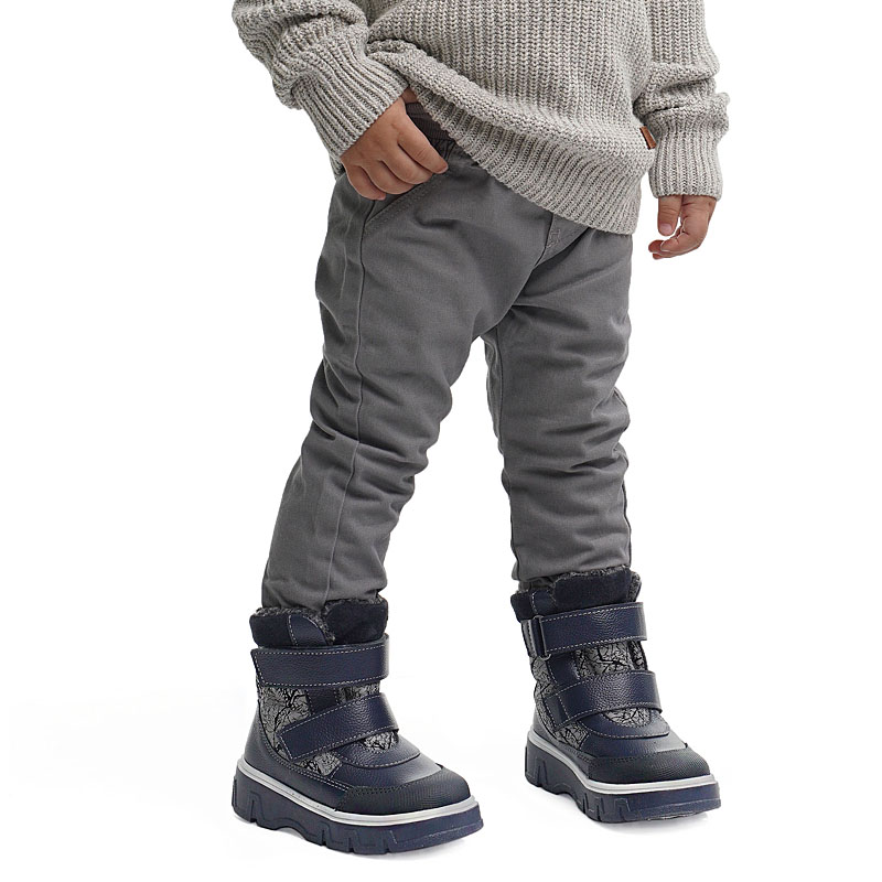 Ботинки малодетские, артикул 2111, цвет синий купить в интернет-магазине Shoeslel с доставкой по России