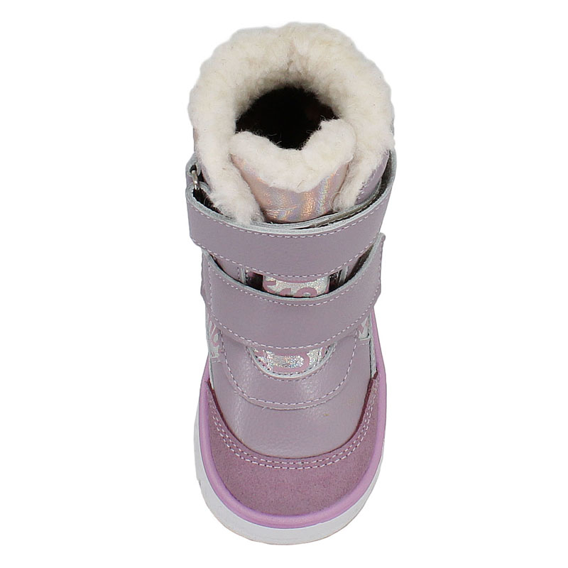 Ботинки малодетские, артикул 2111, цвет сиреневый купить в интернет-магазине Shoeslel с доставкой по России