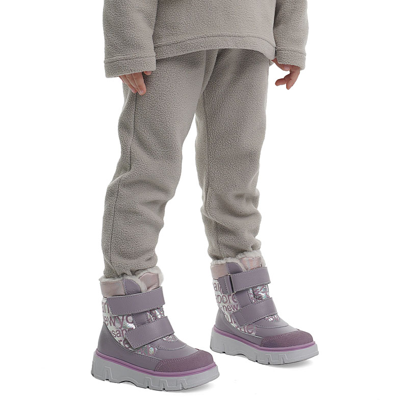 Ботинки малодетские, артикул 2111, цвет сиреневый купить в интернет-магазине Shoeslel с доставкой по России