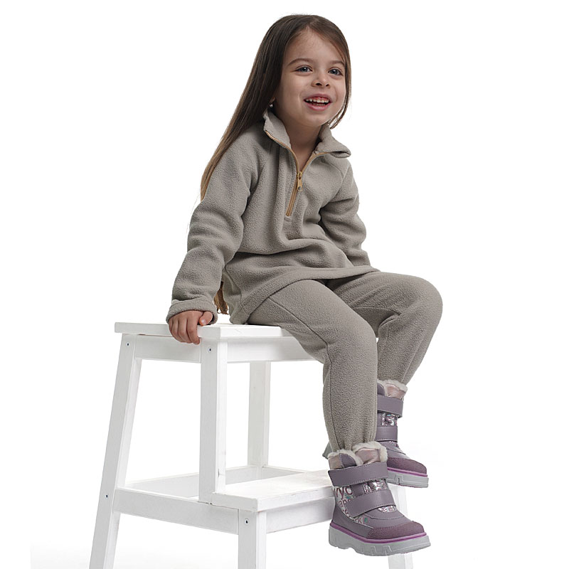 Ботинки малодетские, артикул 2111, цвет сиреневый купить в интернет-магазине Shoeslel с доставкой по России