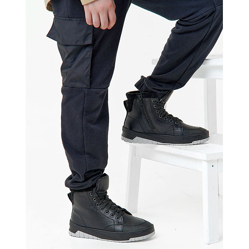 Ботинки, артикул 2117, цвет черный купить в интернет-магазине Shoeslel с доставкой по России