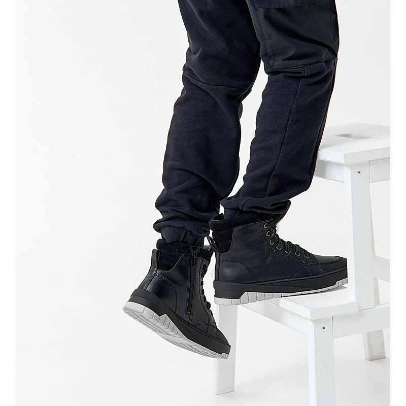 Ботинки, артикул 2117, цвет черный купить в интернет-магазине Shoeslel с доставкой по России