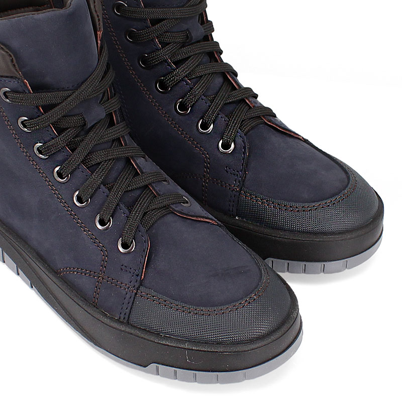 Ботинки, артикул 2117, цвет синий купить в интернет-магазине Shoeslel с доставкой по России