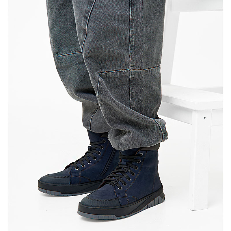 Ботинки, артикул 2117, цвет синий купить в интернет-магазине Shoeslel с доставкой по России