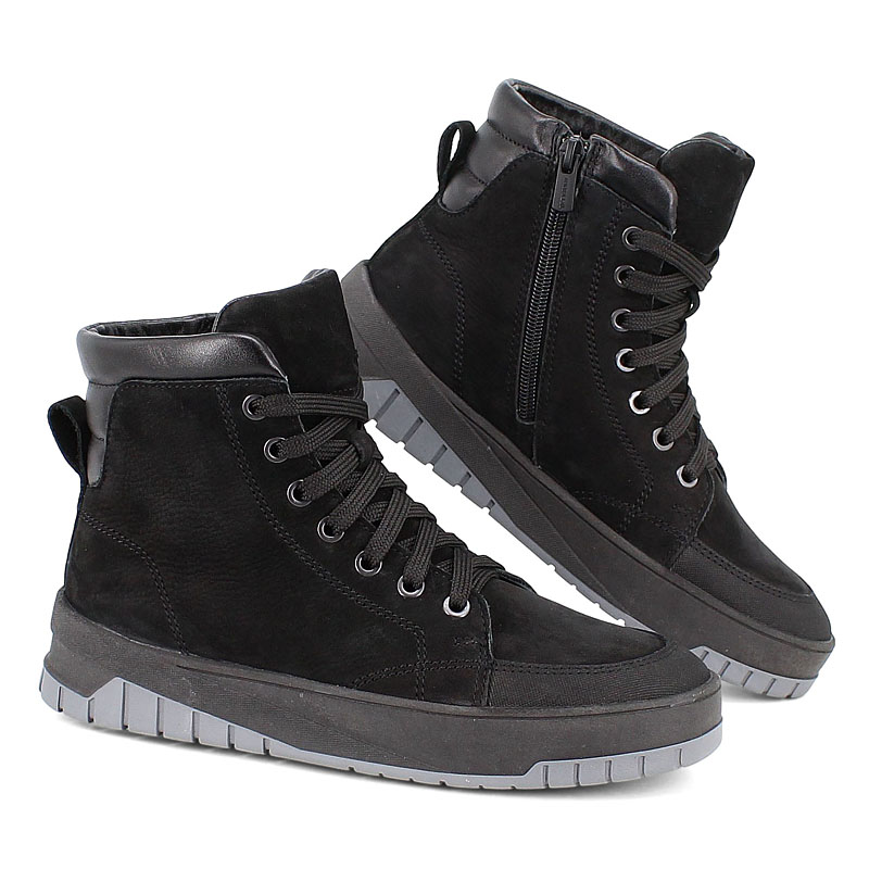 Ботинки, артикул 2117, цвет черный купить в интернет-магазине Shoeslel с доставкой по России