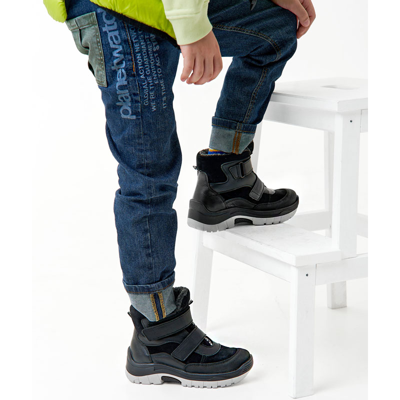 Ботинки, артикул 2124, цвет черный купить в интернет-магазине Shoeslel с доставкой по России