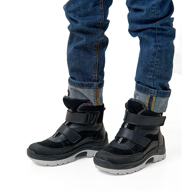 Ботинки, артикул 2124, цвет черный купить в интернет-магазине Shoeslel с доставкой по России