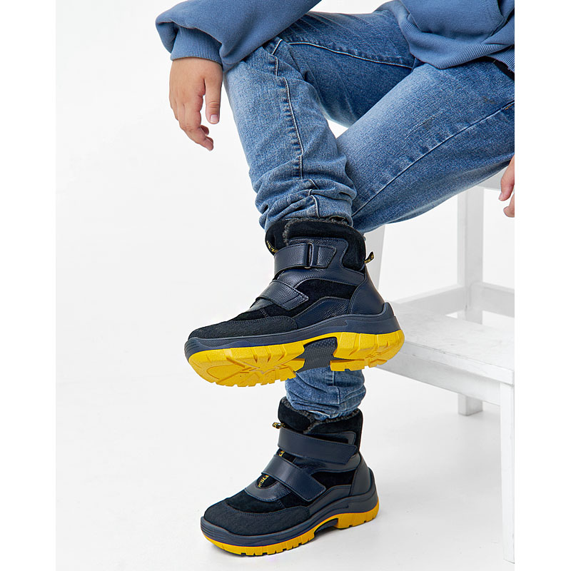 Ботинки, артикул 2124, цвет синий купить в интернет-магазине Shoeslel с доставкой по России