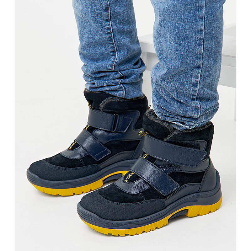 Ботинки, артикул 2124, цвет синий купить в интернет-магазине Shoeslel с доставкой по России