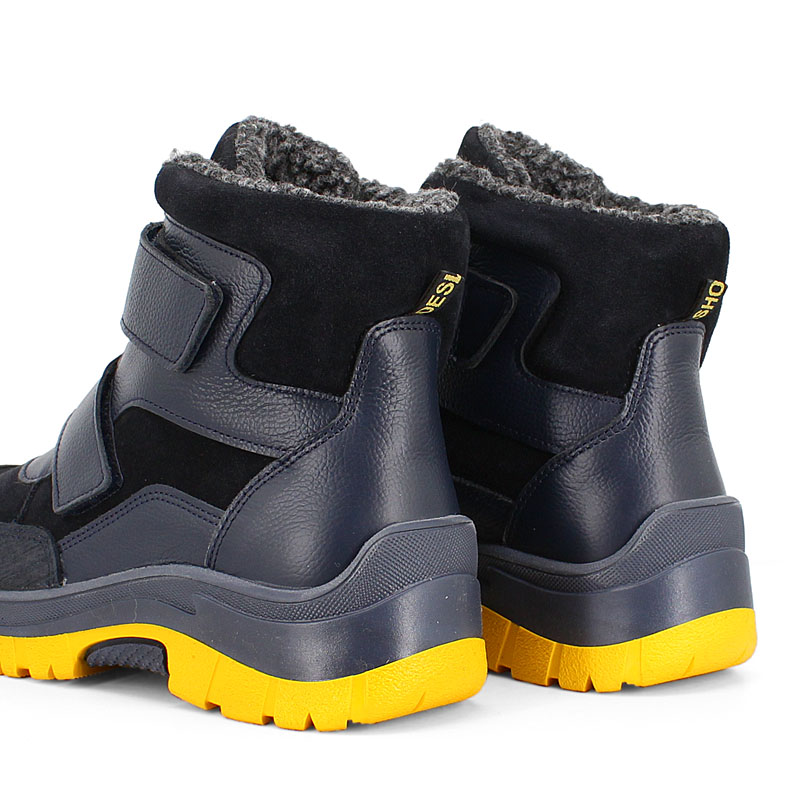 Ботинки, артикул 2124, цвет синий купить в интернет-магазине Shoeslel с доставкой по России