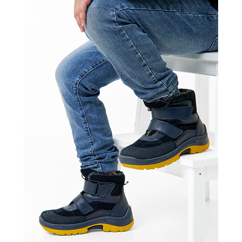 Ботинки, артикул 2124, цвет синий купить в интернет-магазине Shoeslel с доставкой по России