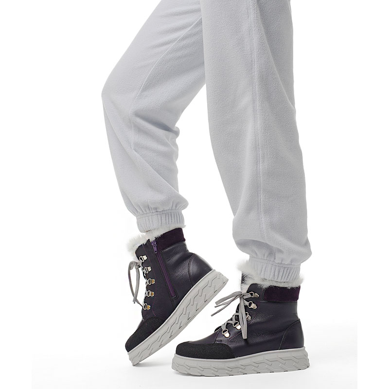 Ботинки, артикул 2127, цвет черничный купить в интернет-магазине Shoeslel с доставкой по России