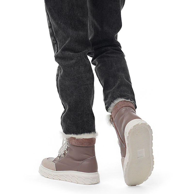 Ботинки, артикул 2127, цвет пыльно-розовый купить в интернет-магазине Shoeslel с доставкой по России
