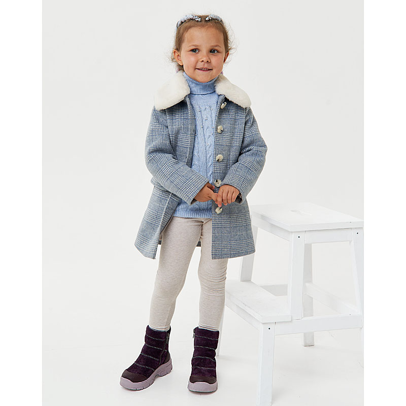 Полусапожки, артикул 2129, цвет черничный купить в интернет-магазине Shoeslel с доставкой по России