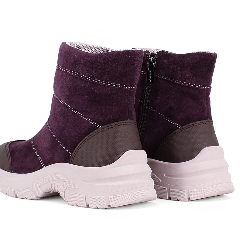 Полусапожки, артикул 2129, цвет черничный купить в интернет-магазине Shoeslel с доставкой по России