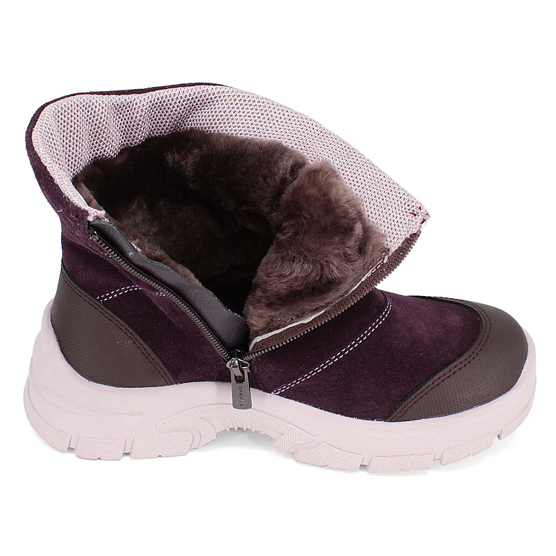 Полусапожки, артикул 2129, цвет черничный купить в интернет-магазине Shoeslel с доставкой по России