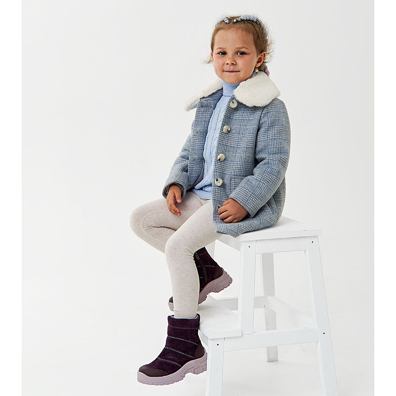 Полусапожки, артикул 2129, цвет черничный купить в интернет-магазине Shoeslel с доставкой по России