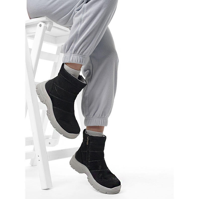 Полусапожки, артикул 2129, цвет черный купить в интернет-магазине Shoeslel с доставкой по России