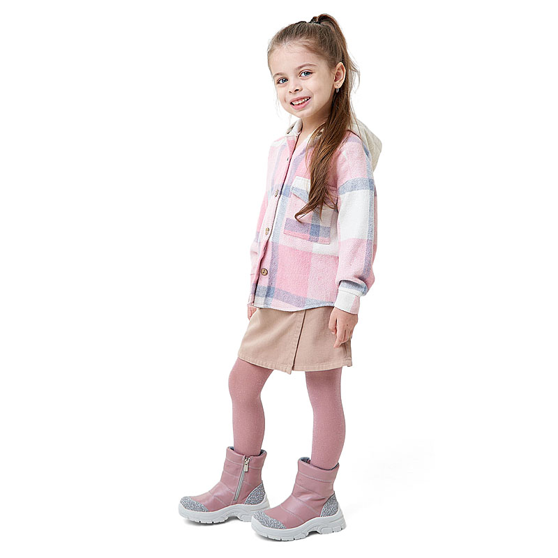 Полусапожки, артикул 2129, цвет пыльно-розовый купить в интернет-магазине Shoeslel с доставкой по России