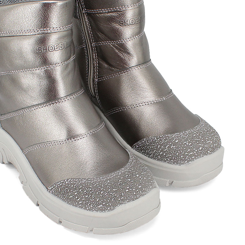 Полусапожки, артикул 2129, цвет серебристый купить в интернет-магазине Shoeslel с доставкой по России