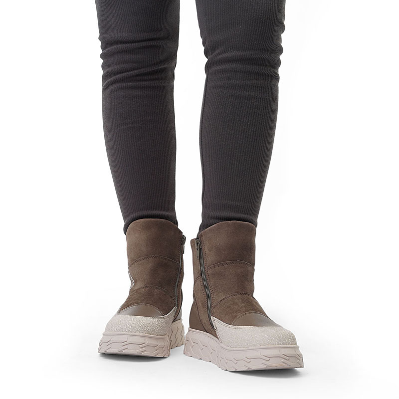 Сапожки, артикул 2135, цвет темно-серый купить в интернет-магазине Shoeslel с доставкой по России