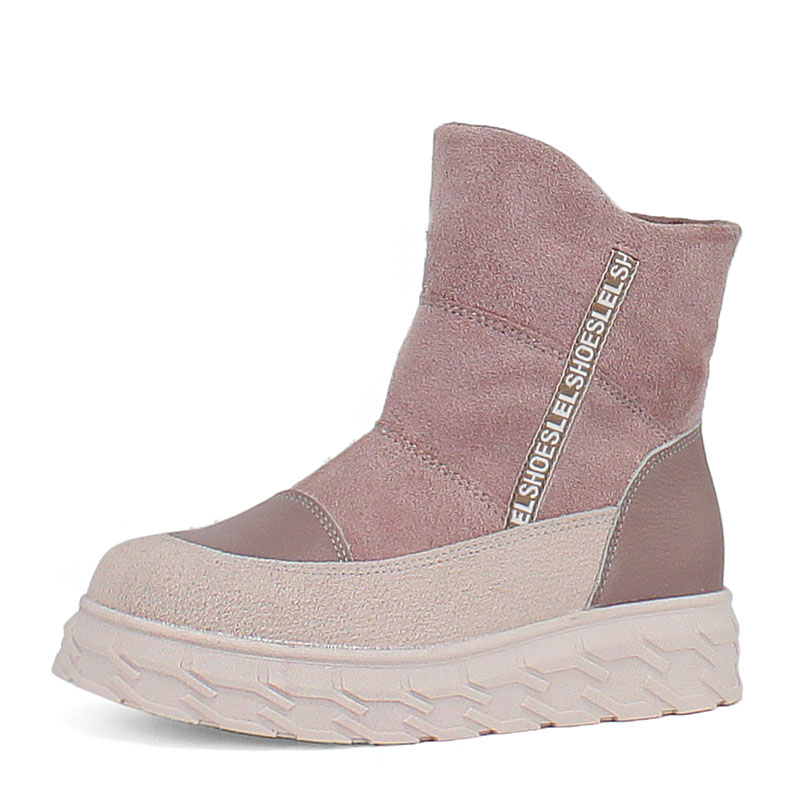 Сапожки, артикул 2135, цвет пыльно-розовый купить в интернет-магазине Shoeslel с доставкой по России