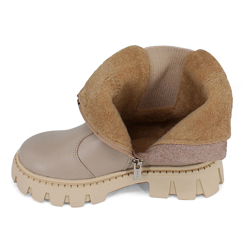 Ботинки, артикул 2137, цвет бежевый купить в интернет-магазине Shoeslel с доставкой по России