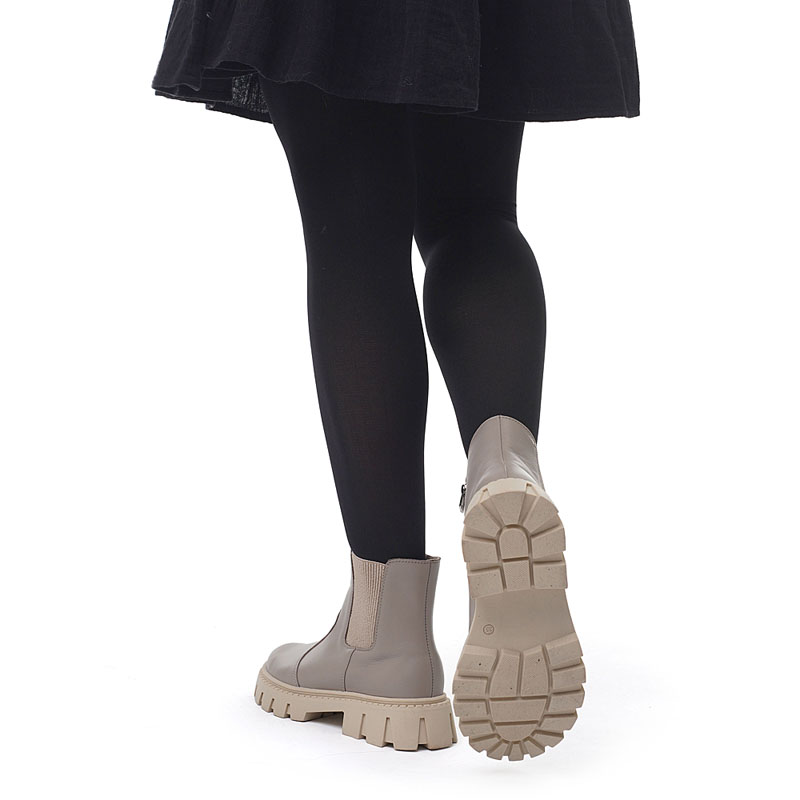 Ботинки, артикул 2137, цвет бежевый купить в интернет-магазине Shoeslel с доставкой по России